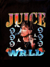 Load image into Gallery viewer, Juice WRLD Retro All The Fame Short Sleeve T-Shirt in Black ⏐ Size S