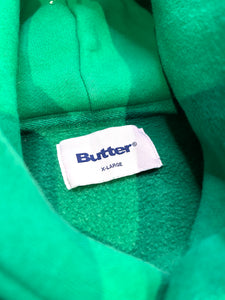 Butter Goods 'Simple Materials' Hooded Jumper in Green ⏐ Size XL