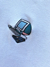 將圖片載入圖庫檢視器 Apple Vintage iMac iOmega Short Sleeve Polo Shirt White ⏐ Size L