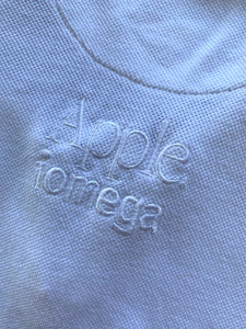 Apple Vintage iMac iOmega Short Sleeve Polo Shirt White ⏐ Size L