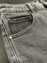 Load image into Gallery viewer, High Waisted Tapered Charcoal Denim Jeans ⏐ Size 10
