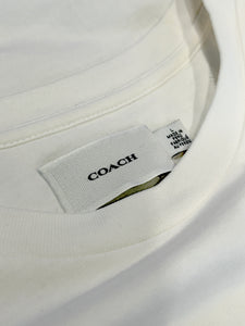 Coach Signature Horse And Carriage Short Sleeve T-Shirt In White ⏐ Size L