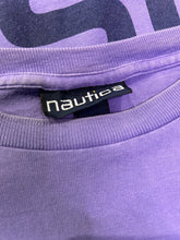 Load image into Gallery viewer, Nautica Vintage Short Sleeve Pocket Tee US-1 Yacht in Purple ⏐ Fits XL