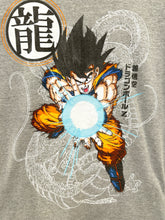 將圖片載入圖庫檢視器 Dragon Ball Z 2X Son Goku+ Shenron Short Sleeve T-Shirt in Grey ⏐ Size S