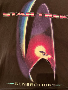 Star Trek Generations Deadstock Vintage 1994 Short Sleeve T-Shirt ⏐ Size S