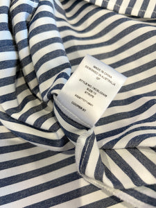 Cooper St Striped Dress in White and Blue ⏐ Size 10(AU)