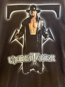 WWE The Undertaker Vintage Short Sleeve T-Shirt in Black