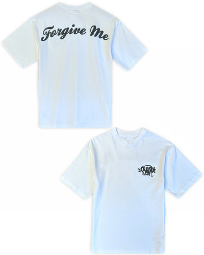 Syna World by Central Cee Forgive Me T-Shirt in White and Black