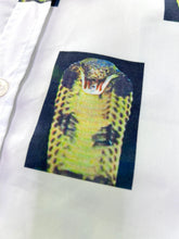 Load image into Gallery viewer, Butter Goods Cobra Short Sleeve Shirt in White ⏐ Size XL