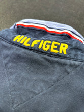 Load image into Gallery viewer, Tommy Hilfiger Long Sleeve Rugby Shirt Blue/Yellow  ⏐ Fits M/L