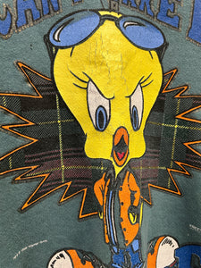 Looney Tunes Warner Bros Tweet Vintage 1996 Jumper ⏐ Size XL