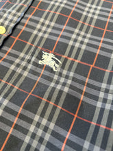 將圖片載入圖庫檢視器 Burberry Vintage Long Sleeve Nova Check Shirt ⏐Size S