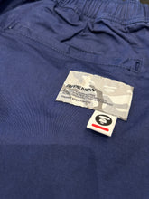 將圖片載入圖庫檢視器 AAPE By *A Bathing Ape® Embroidered Badge Shorts Blue ⏐ Multiple Sizes