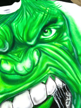 將圖片載入圖庫檢視器 The Hulk Custom Hand Painted Short Sleeve T-Shirt ⏐ Size 2XL