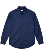 Load image into Gallery viewer, JAG Linen Long Sleeve Button Down Shirt in Blue