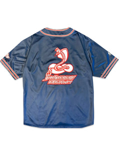 Johnny Blaze Vintage Baseball Jersey in Blue and Red (Y2K)
