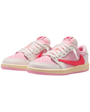Load image into Gallery viewer, Jordan x Travis Scott Air Jordan 1 Retro Low OG SP in Tropical Pink (PS)