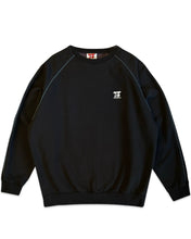 Load image into Gallery viewer, Judah Tribe 5-Star WWT Crewneck in Vintage Wash Black