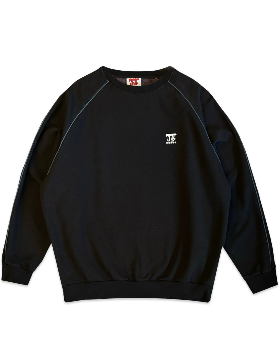Judah Tribe 5-Star WWT Crewneck in Vintage Wash Black