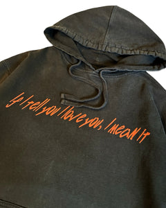 King Von Demon Hoodie Official Merchandise in Washed Black