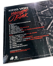 Load image into Gallery viewer, King Von Welcome to O'Block (Ruby &amp; Black Marble Vinyl LP)