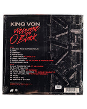 Load image into Gallery viewer, King Von Welcome to O'Block (Ruby &amp; Black Marble Vinyl LP)