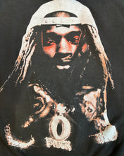 Load image into Gallery viewer, King Von Demon Hoodie Official Merchandise in Washed Black