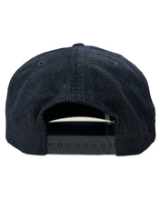 Load image into Gallery viewer, Kings Cross Corduroy Snapback Hat in Black