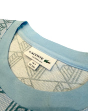 Load image into Gallery viewer, Lacoste Monogram Cotton T-Shirt in Blue