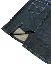 將圖片載入圖庫檢視器 Levi&#39;s Denim Pencil Skirt in Dark Navy Blue Denim