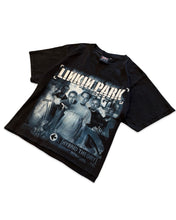Load image into Gallery viewer, Linkin Park Hybrid Theory Custom Cropped T-Shirt in Black (Vintage)