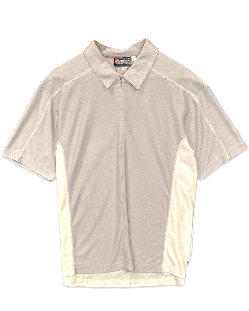Lotto Vintage 1/4 Zip Short Sleeve Polo Shirt ⏐ Size XL