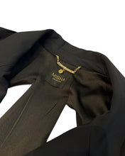 Load image into Gallery viewer, Misha Collection Cutout Open Back Blazer in Black