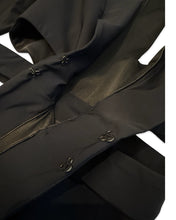 Load image into Gallery viewer, Misha Collection Cutout Open Back Blazer in Black