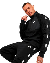 Load image into Gallery viewer, Nike NSW Hybrid Quarter Zip Jumper in Black