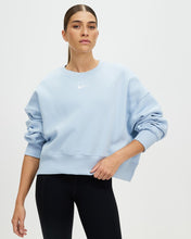 Load image into Gallery viewer, Nike Sportswear Phoenix Oversized Fleece Crewneck in Blue ⏐ Size XS
