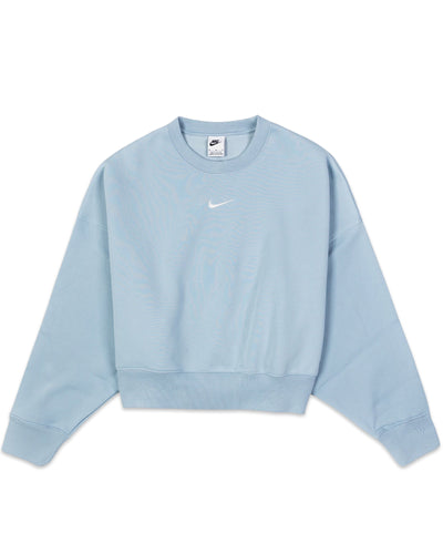 Nike Sportswear Phoenix Oversized Fleece Crewneck in Blue ⏐ Size XS