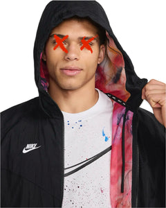 Nike x Futura 2000 Breaking Windrunner Jacket in Black (Reversible)