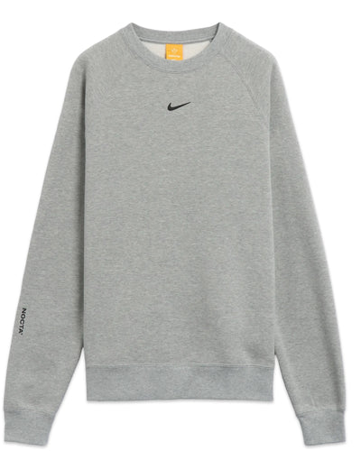 Nike x NOCTA NRG CS Fleece Crewneck Jumper in Grey