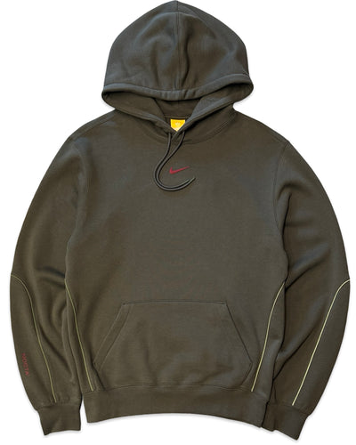Nike x Nocta CS Fleece Hooded Jumper in Khaki and Team Red (2025)