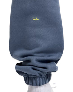 Nike x Nocta CS Fleece Sweatpants in Diffused Blue and Citron Tint