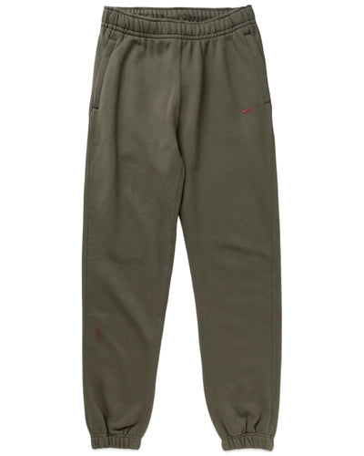 Nike x Nocta CS Fleece Sweatpants in Khaki and Team Red