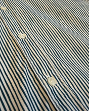 Load image into Gallery viewer, Osvaldo Trucchi Long Sleeve Striped Shirt in Blue and White