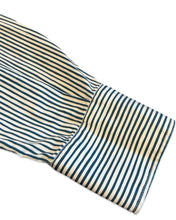 Load image into Gallery viewer, Osvaldo Trucchi Long Sleeve Striped Shirt in Blue and White