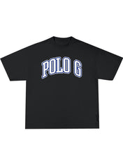 將圖片載入圖庫檢視器 Polo G Arched Logo T-Shirt in Black (2024)