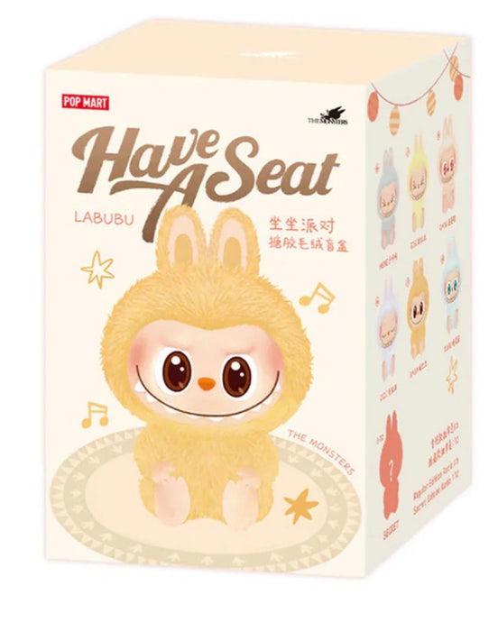 Pop Mart Labubu The Monsters Have A Seat Vinyl Plush Blind Box