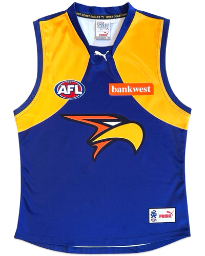 Puma AFL West Coast Eagles 2012-2013 Away Guernsey
