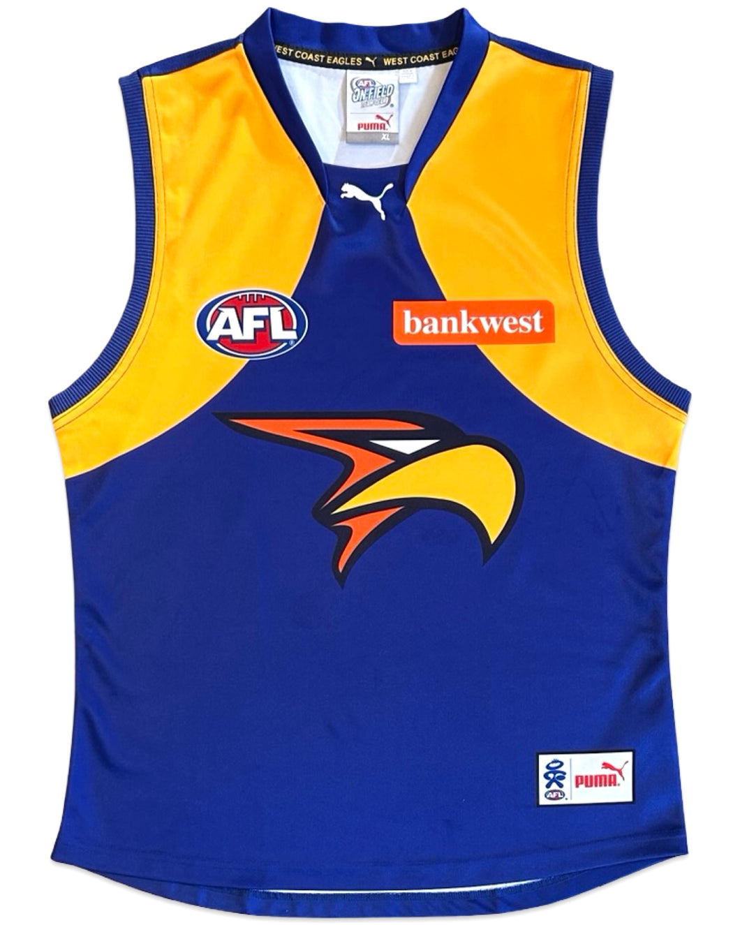 Puma AFL West Coast Eagles 2012-2013 Away Guernsey