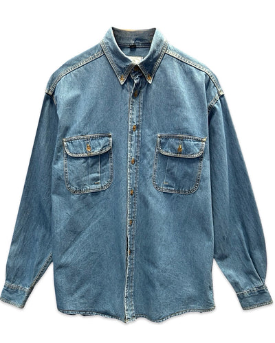 Radius New Zealand Long Sleeve Overshirt in Denim (Vintage) 100% Authentic | Bisy Fremantle