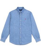 Load image into Gallery viewer, Ralph Lauren Long Sleeve Heavy Denim Button Shirt (Vintage)
